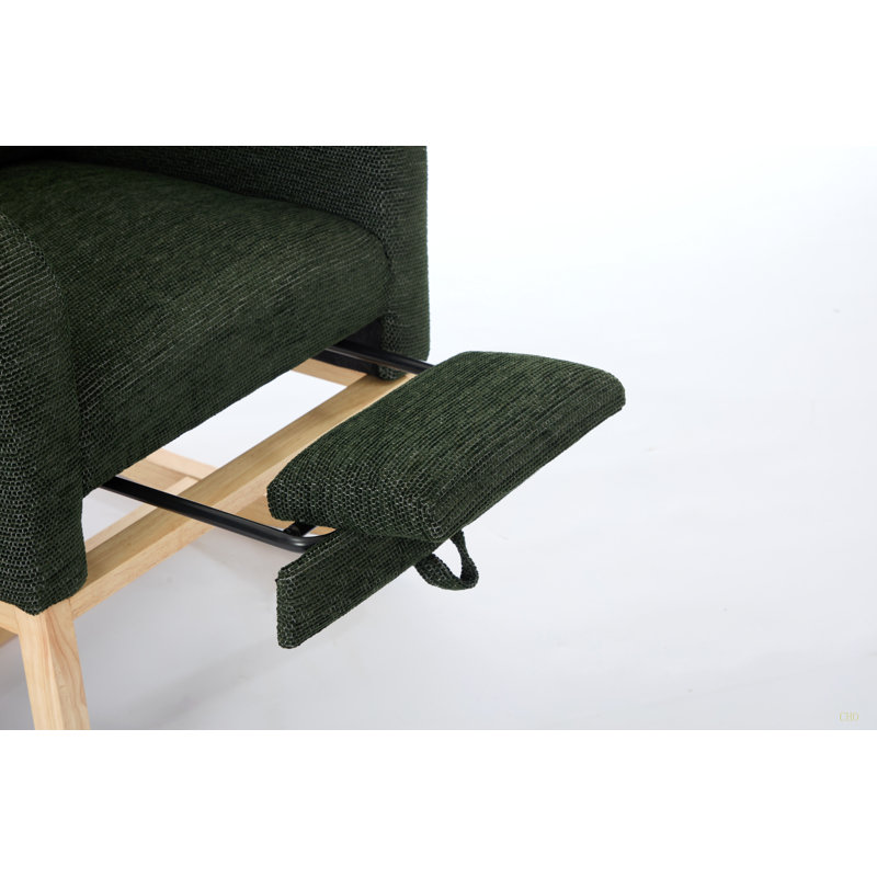 Chaise berçante Modern, Vert foncé
