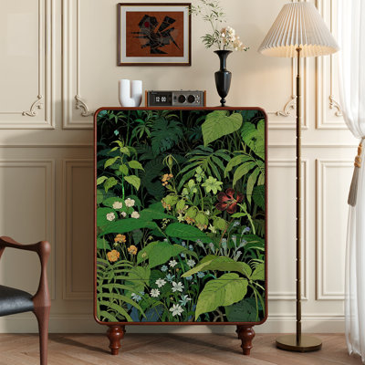 Commode à cinq tiroirs Floral
