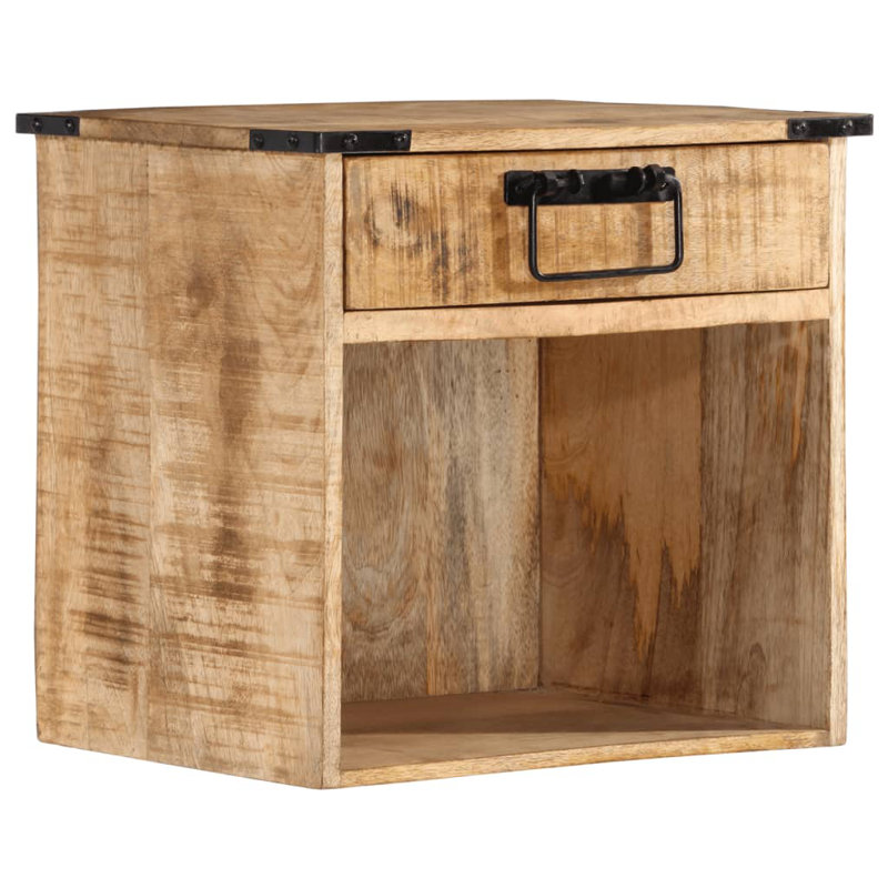 Saladin 40cm W Iron Bedside Table