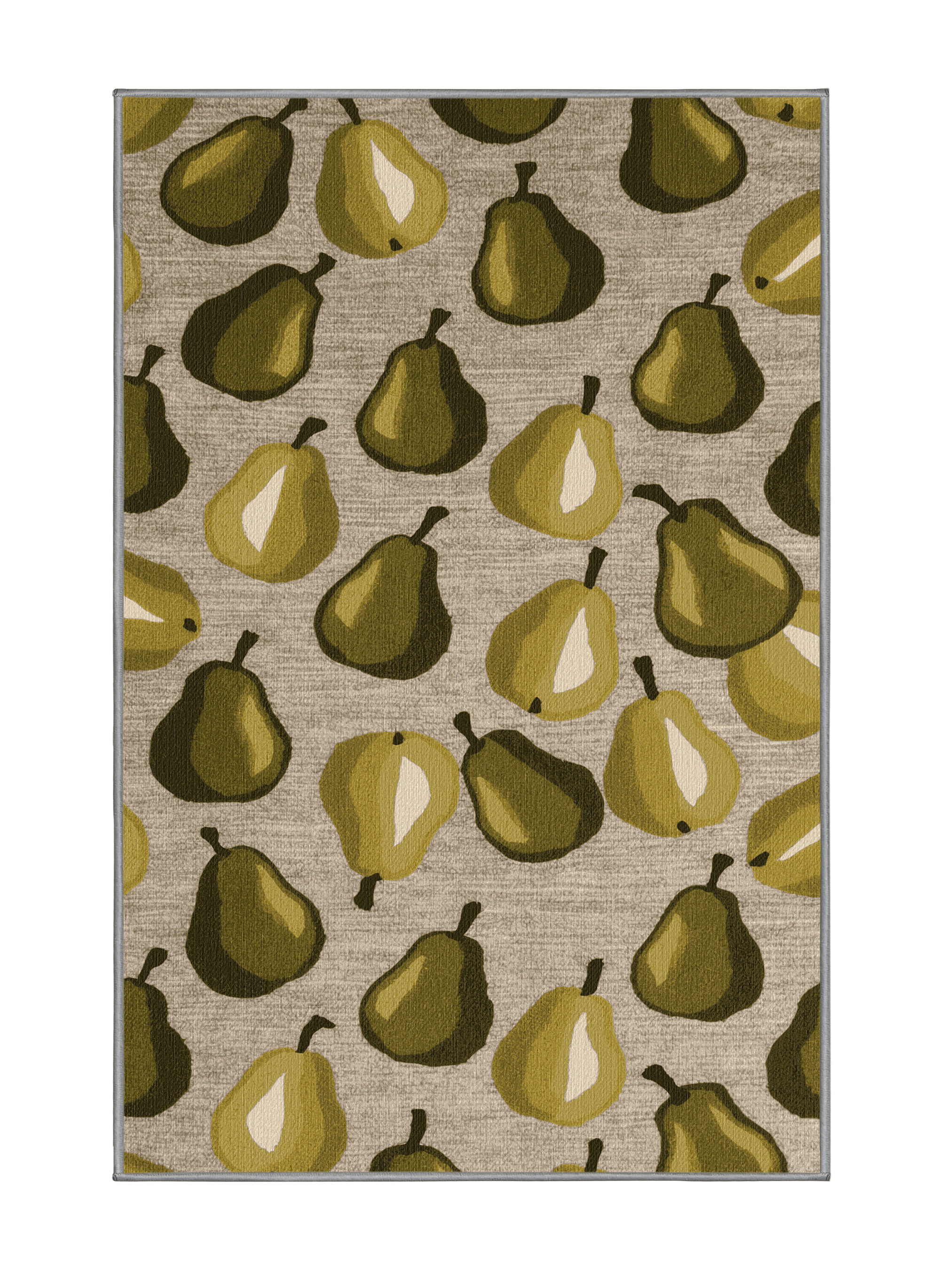 Hokku Designs Washable Nashi Pear Fruits Area Rug | Wayfair