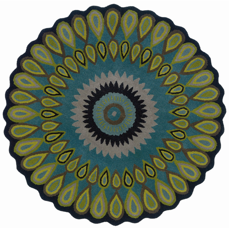 Ebright Hand Tufted Wool Indoor Rug