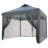 Outdoor Gazebo 10x10 with Mosquito Netting, Pop Up Canopy Screen Tent for Camping, Backyard