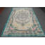 Superbe tapis turc Oushak tissé à la main à motif floral pour la décoration intérieure