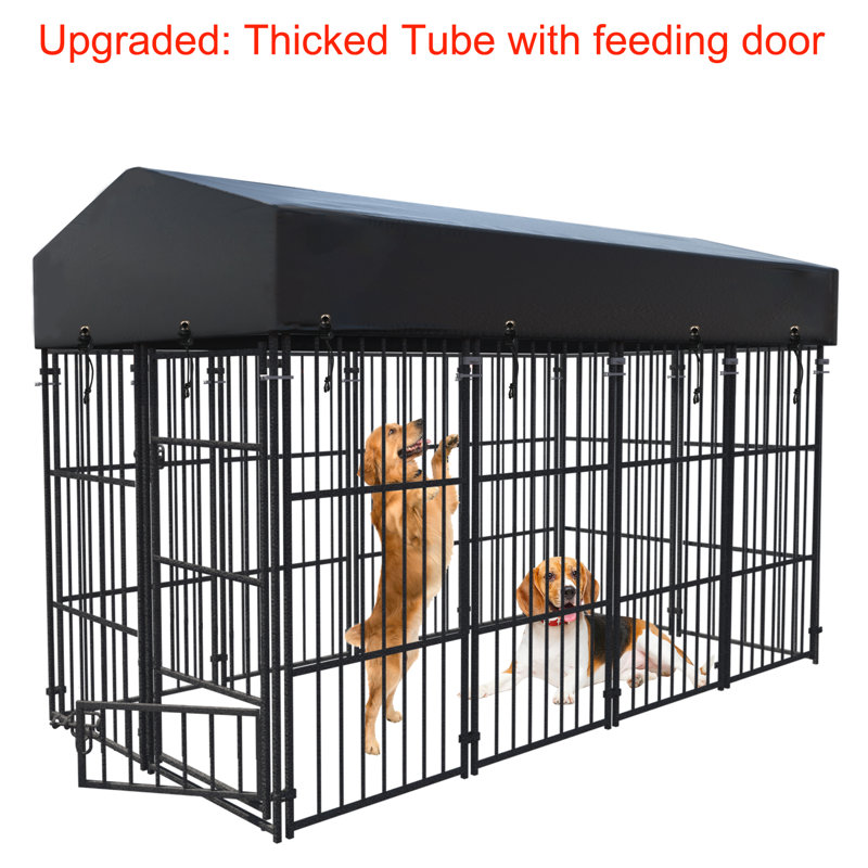 Outdoor Covered Dog Kennel Pet Pen
