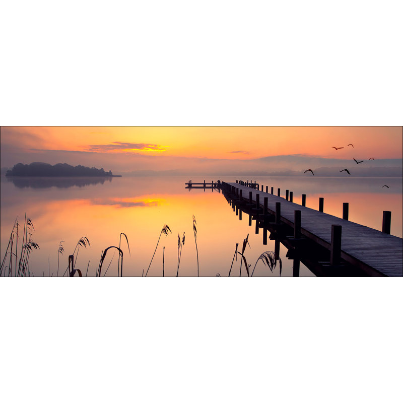 No Frame Print on Glass, 50 cm H x 125 cm W x 1.4 cm D