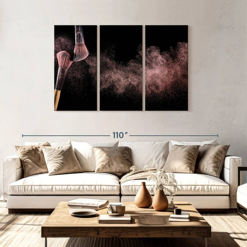 Shuttleworth Pink Powder Beauty, 48" H x 74" W