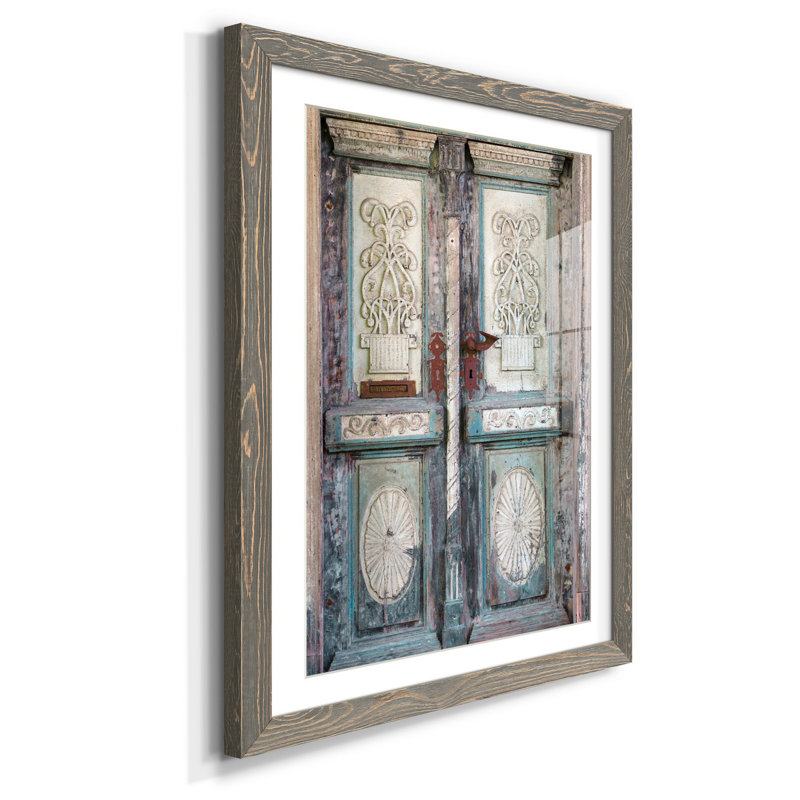 Venise I - reproduction de photo, Cadre en papier gris, H 37,5 po x l 27,5 po x P 1,5 po, Blanc