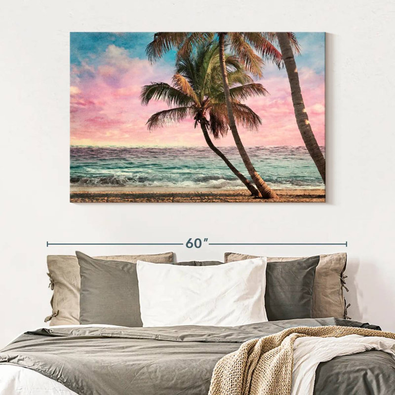 Mesmerizing Beach Canvas Print, 34" H x 51" W x 1.25" D