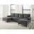 Polyester Blend Upholstered U-Shape Sectional With Metal Legs-925535459
