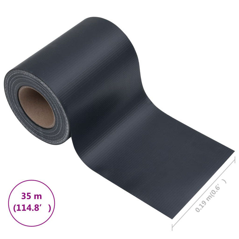 Cheatum Vinyl Yard/Privacy Fence, Black