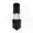 2.4X2.4X9.4" Black And Clear Tealight Candle Holder 6EA/CTN