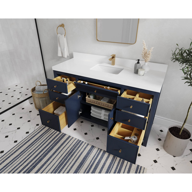 Meuble-lavabo double 60 po