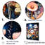 «Galaxy Night Botanical Plants - Flowers», reproduction d'art mural-254608055-254608045