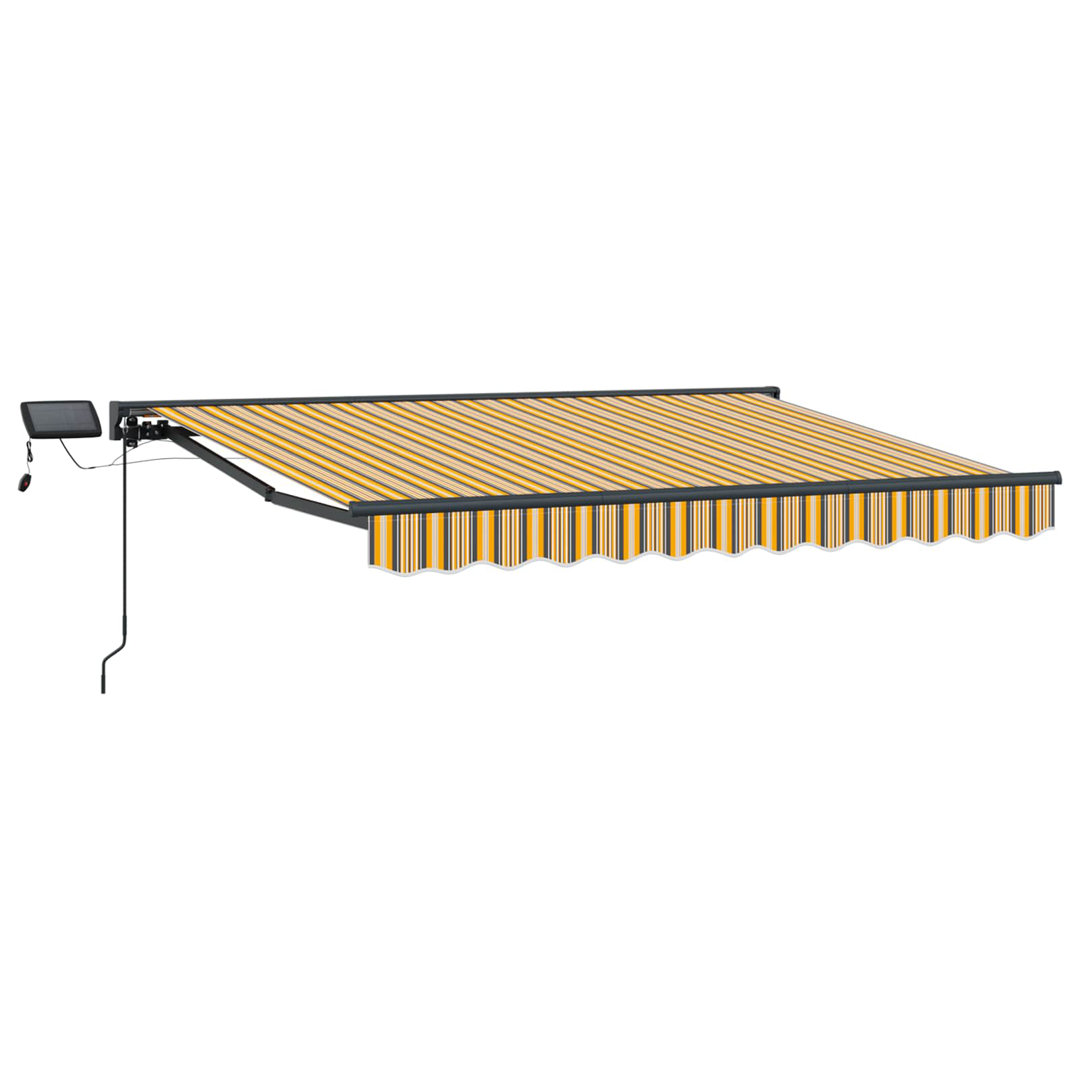 VidaXL Polyester Cover Retractable Patio Awning