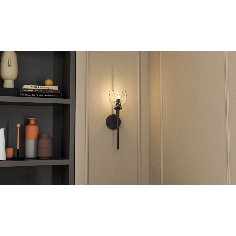Applique murale Shea, Noir mat