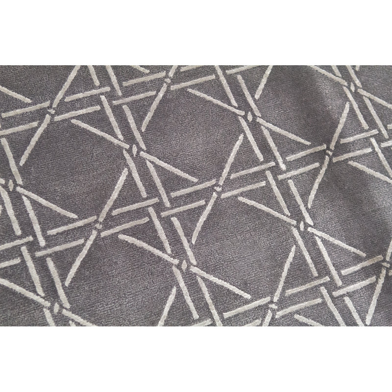 Tibetan Hand Woven Wool Geometric Area Rug