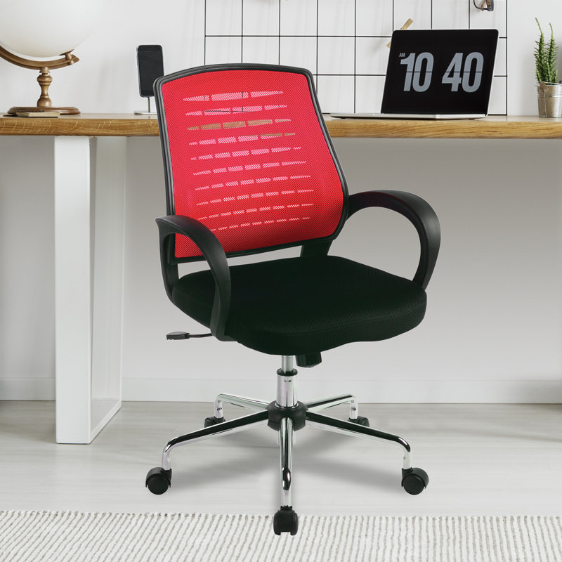 Carousel Office Chair, Raspberry