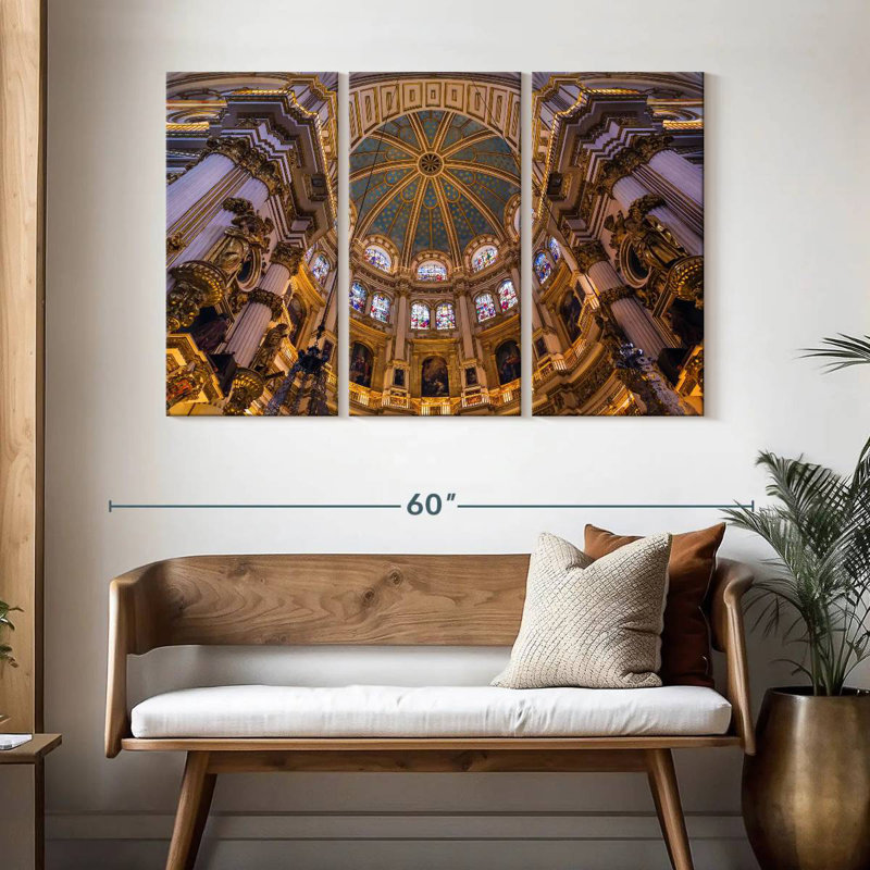 Rorry Granada Cathedral Interior, 32" H x 50" W
