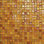 Tangerine 5/8" x 5/8" Glimmer Glass Mosaic