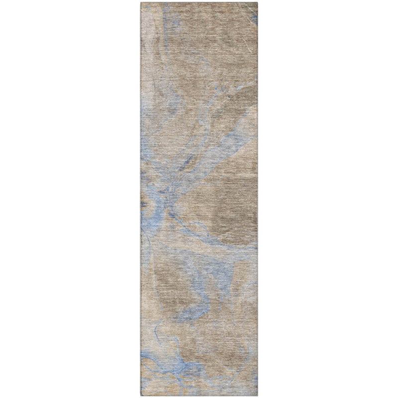 Premium Machine Washable Verlin AMF1781 Contemporary Rug, Runner 2'3" x 7'6"