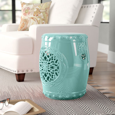 Emberlyn Ceramic Accent Stool