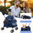 Foldable Pet Stroller (Blue)-122515917