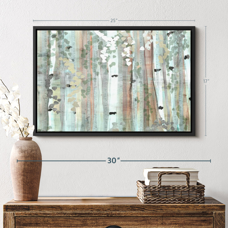 " Spring Birch Meadow ", 17" H x 25" W