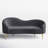 Ritz 67" Velvet Curved Loveseat-630631662