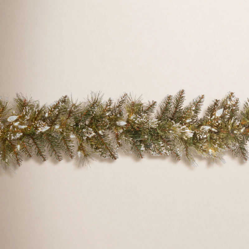 108" Pre-Lit Bristle Pine Christmas Garland