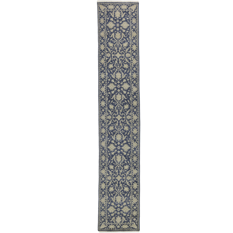 Tapis en laine Elanaz, Tapis de couloir 2 pi 6 po x 13 pi 9 po