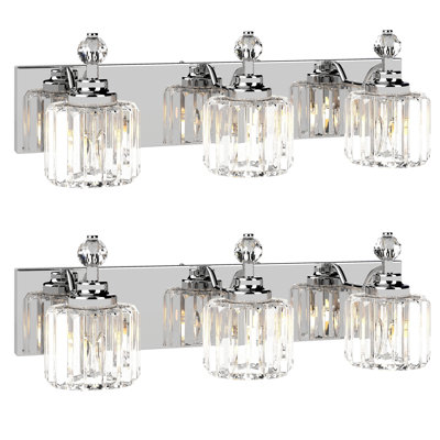 2 lumières de meuble-lavabo à intensité variable à 3 lumières