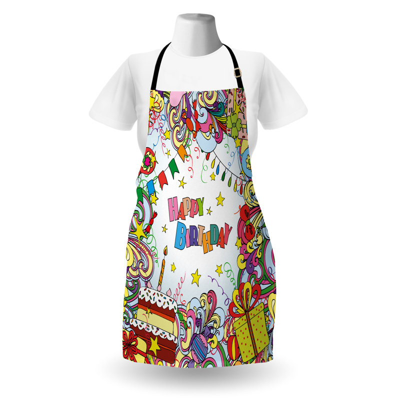 Abstract Bib Apron