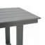 Table de salle à manger et de réunion extérieure grise-85614853