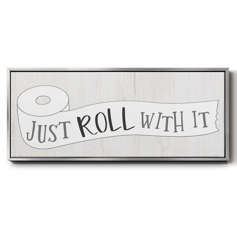Just Roll- Framed Canvas, 20" H x 50" W
