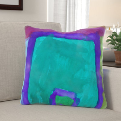 Destefano Outdoor Reversible Throw Pillow