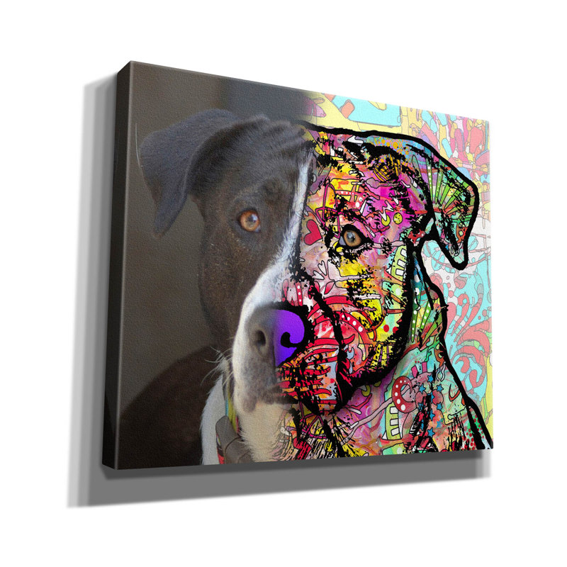 «Christine Dewey_Lulu» par Dean Russo Studios, art mural sur toile, H 26 po x l 30 po x P 1,5 po