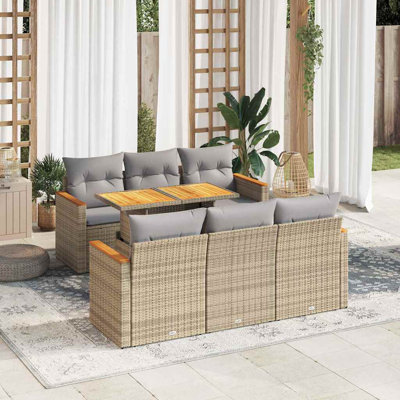 55cm Wide Patio Sofa with Cushions
