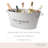 Stay Awhile Metal Drink Tub