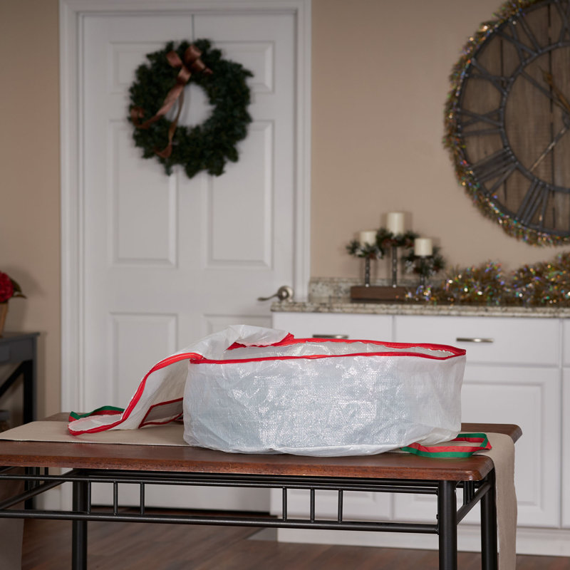 Wayfair Basics® Wreath Storage Bag, 8" H x 24" W x 24" D