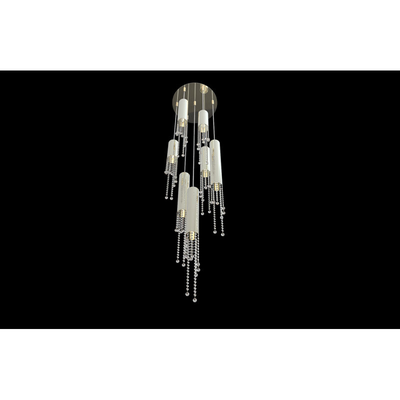 Aaeden 5 - Light Chrome Cluster Pendant