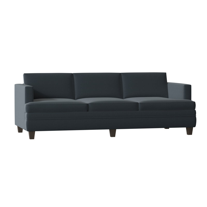 Todd Upholstered 90'' Sofa, Sachi Deep Teal, Antique White