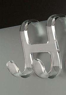 Trasparenze Plastic Over-the-Door Coat Rack