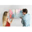 Pastel Leaves Magnetic Wall Mounted Dry Erase Board