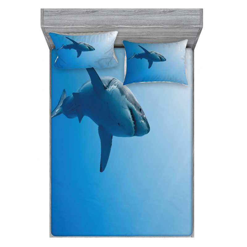 Microfiber Sheet Set, Queen Sheet Set with Fitted Sheet