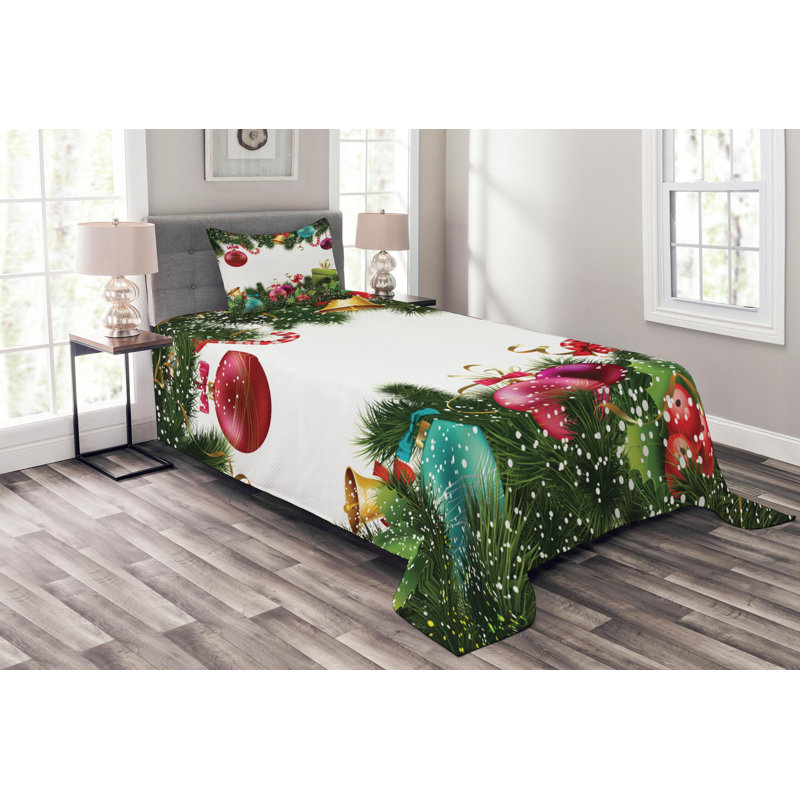Traditional Polyester Coverlet, Twin Coverlet + 1 Sham