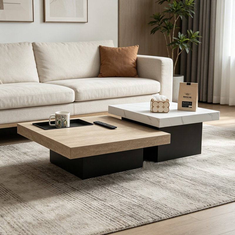 Landis, H 15,74 po x L 31,49 po x l 31,49 po, Blanc