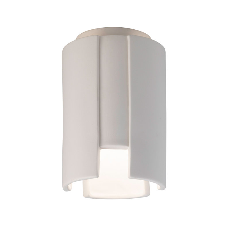 Plafonnier encastré d'extérieur 1 ampoule Breagha, Bisque, LED (Integrated)