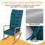 1 coussin de chaise capitonné intérieur et extérieur, coussin de patio en polyester-1956891799