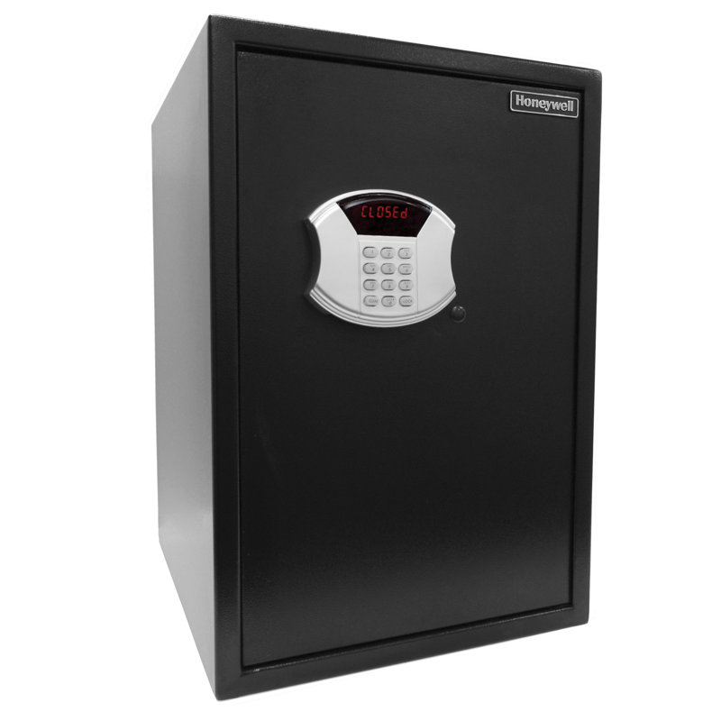 Large Black Steel Security Safe with Digital Lock and LED Display