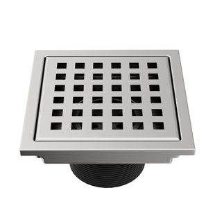 Thick Stainless Steel Anti-odor Square Floor Drain Waste Drain Cover Hotel  Bathroom Shower Drain 10